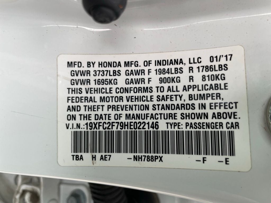 2017 Honda Civic EX - ONE OWNER / CLEAN CARFAX