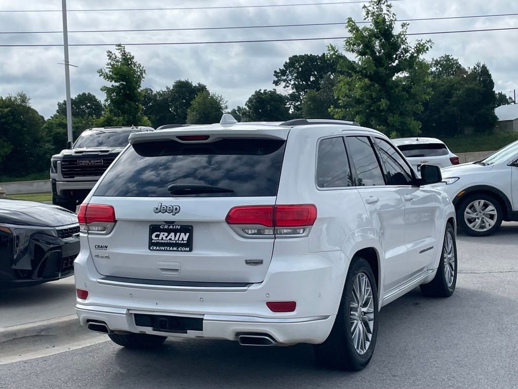 2017 Jeep Grand Cherokee Summit - REAR ENTERTAINMENT / PANORAMIC SUNROOF