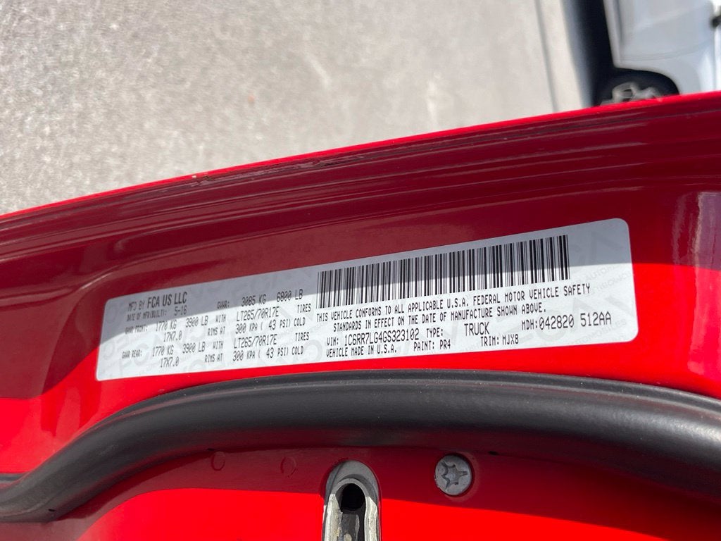 2016 RAM 1500 Outdoorsman - UPGRADED RADIO / REMOTE START