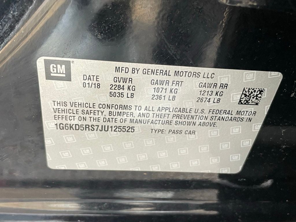 2018 Cadillac CT6 3.6L Luxury - VENTILATED SEATS / PANORAMIC SUNROOF