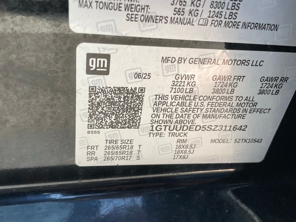 2025 GMC Sierra 1500 SLT - MEMORY SEAT / LANE KEEP ASSIST