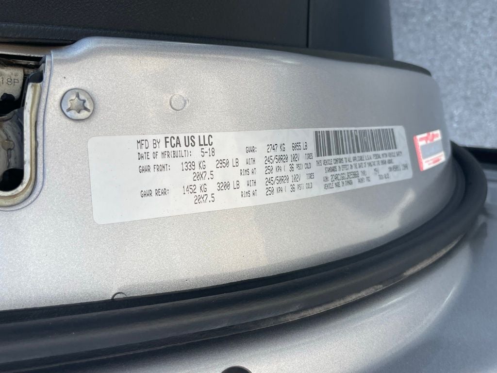 2018 Chrysler Pacifica Limited - S APPEARANCE PKG / ADAPTIVE CRUISE