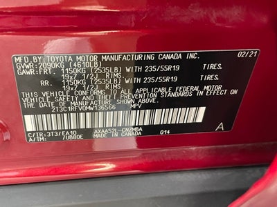 2021 Toyota RAV4 XLE Premium - PRE-COLLSION SYSTEM / AUTOMATIC HIGH BEAMS