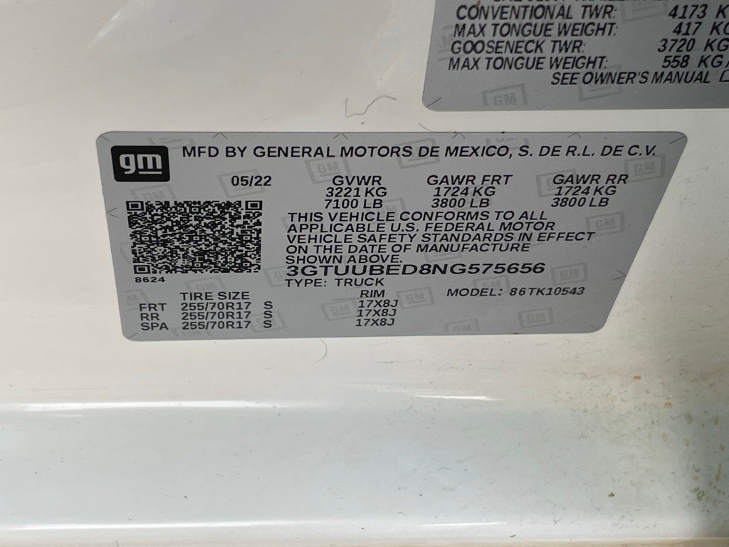 2022 GMC Sierra 1500 SLE - HEATED STEERING WHEEL / WIRELESS APPLE CARPLAY