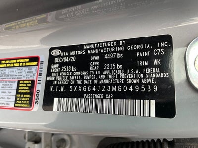 2021 Kia K5 GT-Line