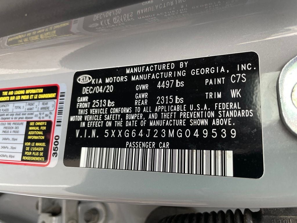 2021 Kia K5 GT-Line