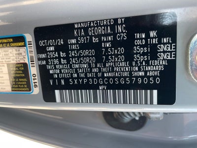 2025 Kia Telluride EX X-Line - KIA CERTIFIED / POWER MOONROOF