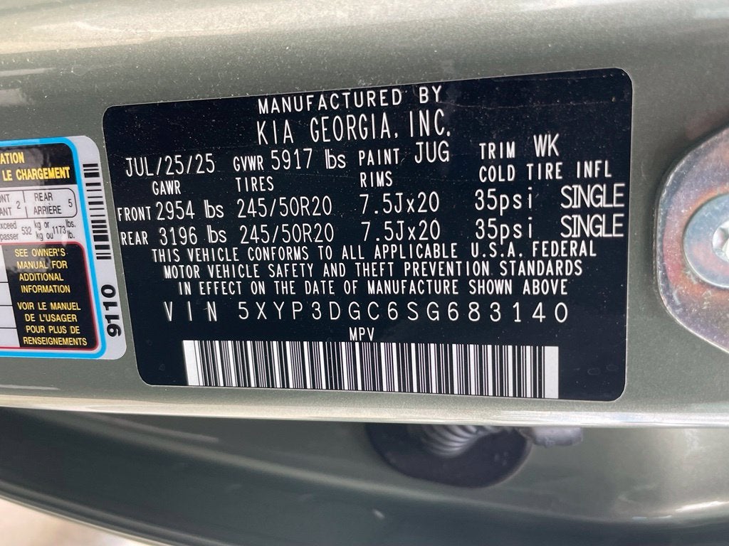 2025 Kia Telluride EX X-Line - KIA CERTIFIED / POWER MOONROOF