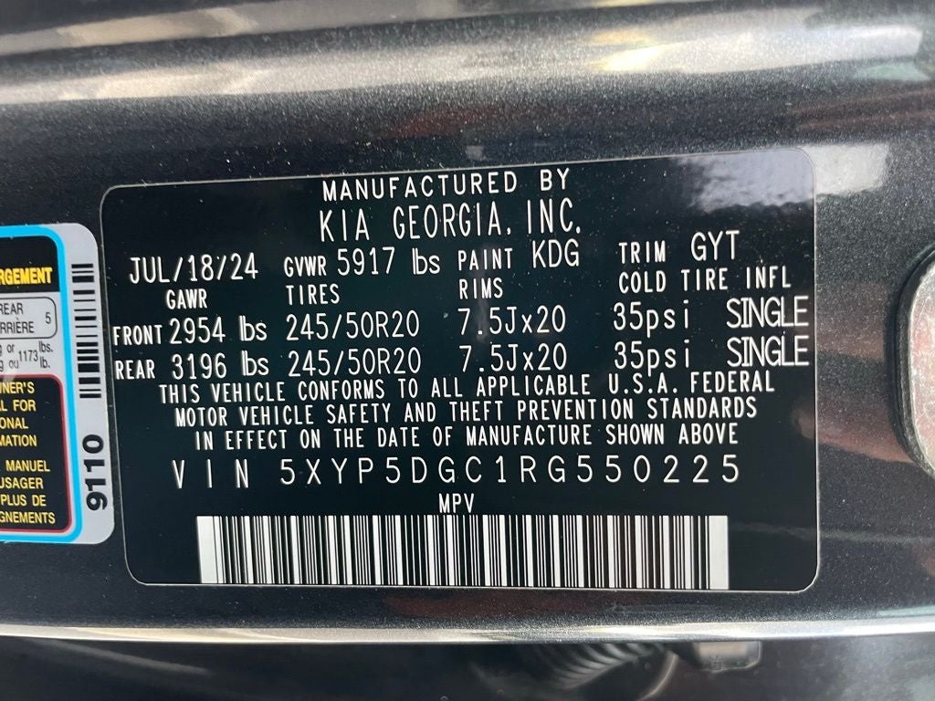 2024 Kia Telluride SX-Prestige - KIA CERTIFIED / NAPPA LEATHER