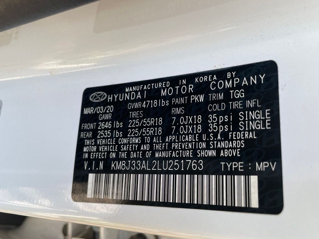 2020 Hyundai TUCSON SEL - 1 OWNER / CLEAN CARFAX