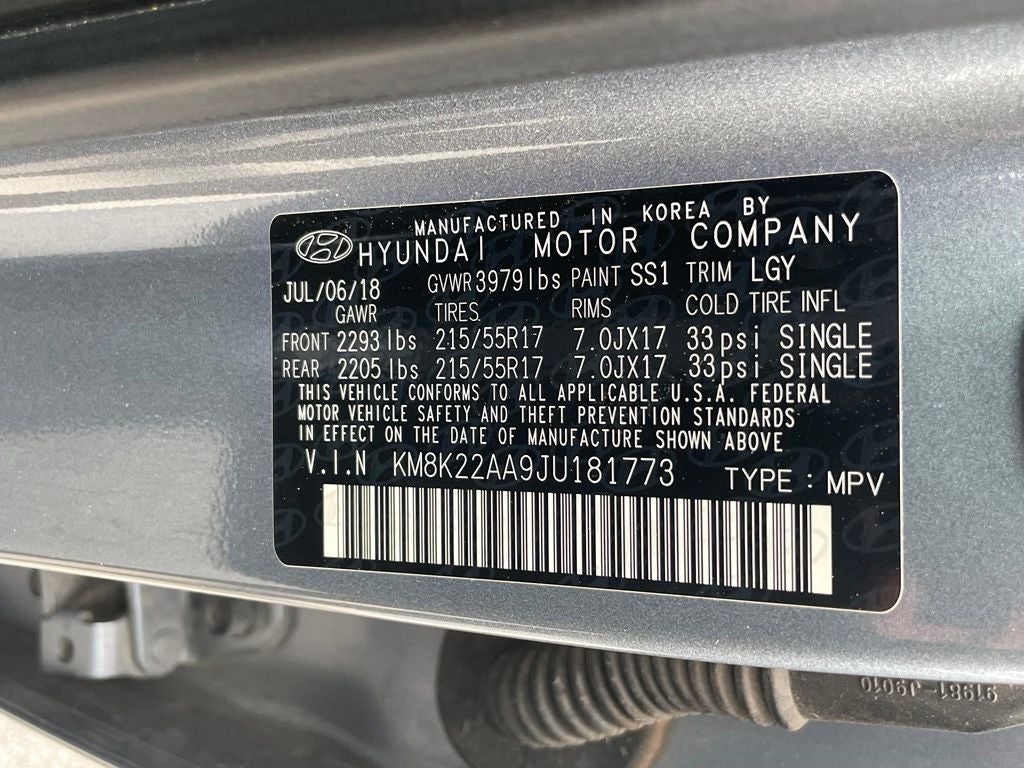 2018 Hyundai KONA SEL - PUSH BUTTON START / APPLE CARPLAY