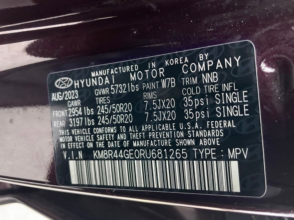 2024 Hyundai PALISADE SEL - SEATS 8 / MOONROOF