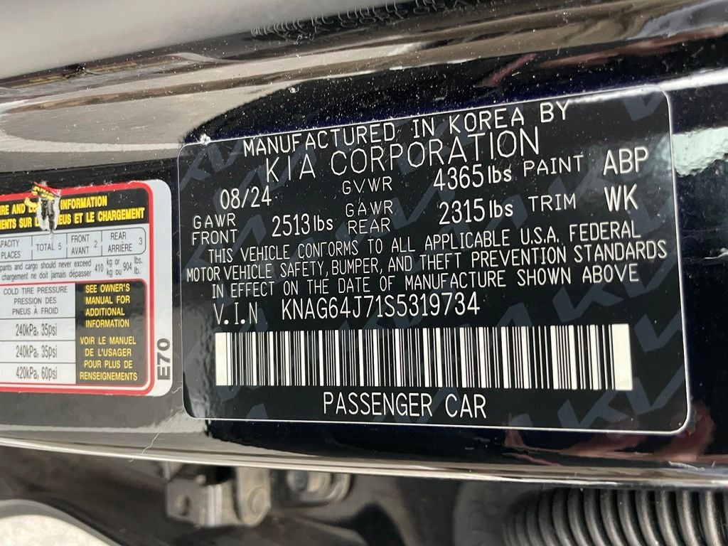 2025 Kia K5 GT-Line - KIA CERTIFIED