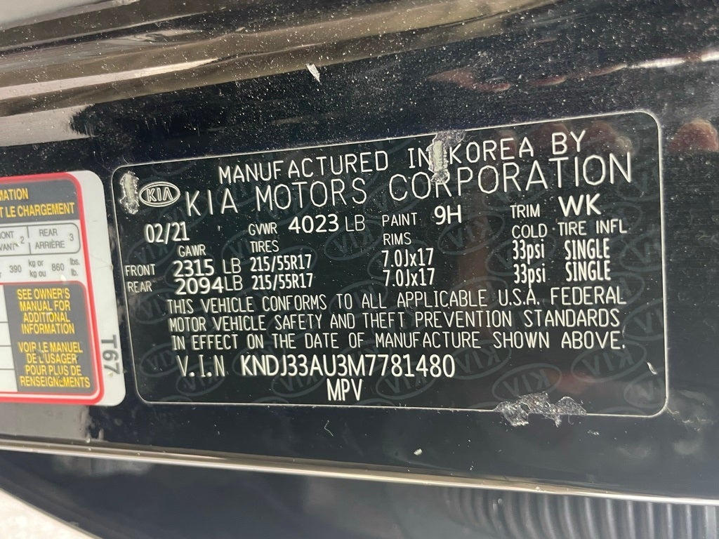 2021 Kia Soul EX - KIA CERTIFIED / SUNROOF