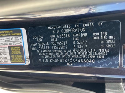2025 Kia Carnival LXS - KIA CERTIFIED / NAVIGATION