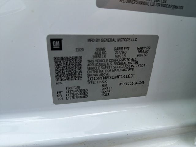 2021 Chevrolet Silverado 2500HD LT