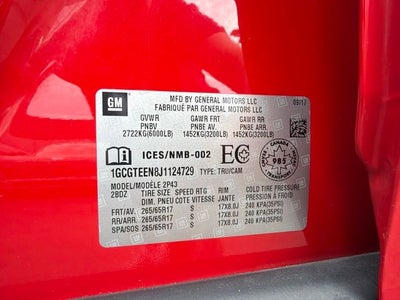 2018 Chevrolet Colorado ZR2 CLEAN CARFAX
