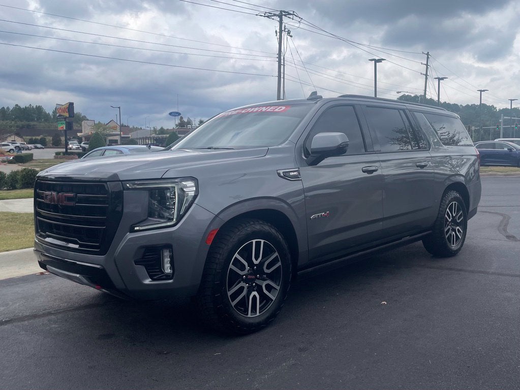 2021 GMC Yukon XL AT4 Pano Roof, Bucket Seats, Power Boards, DVD's
