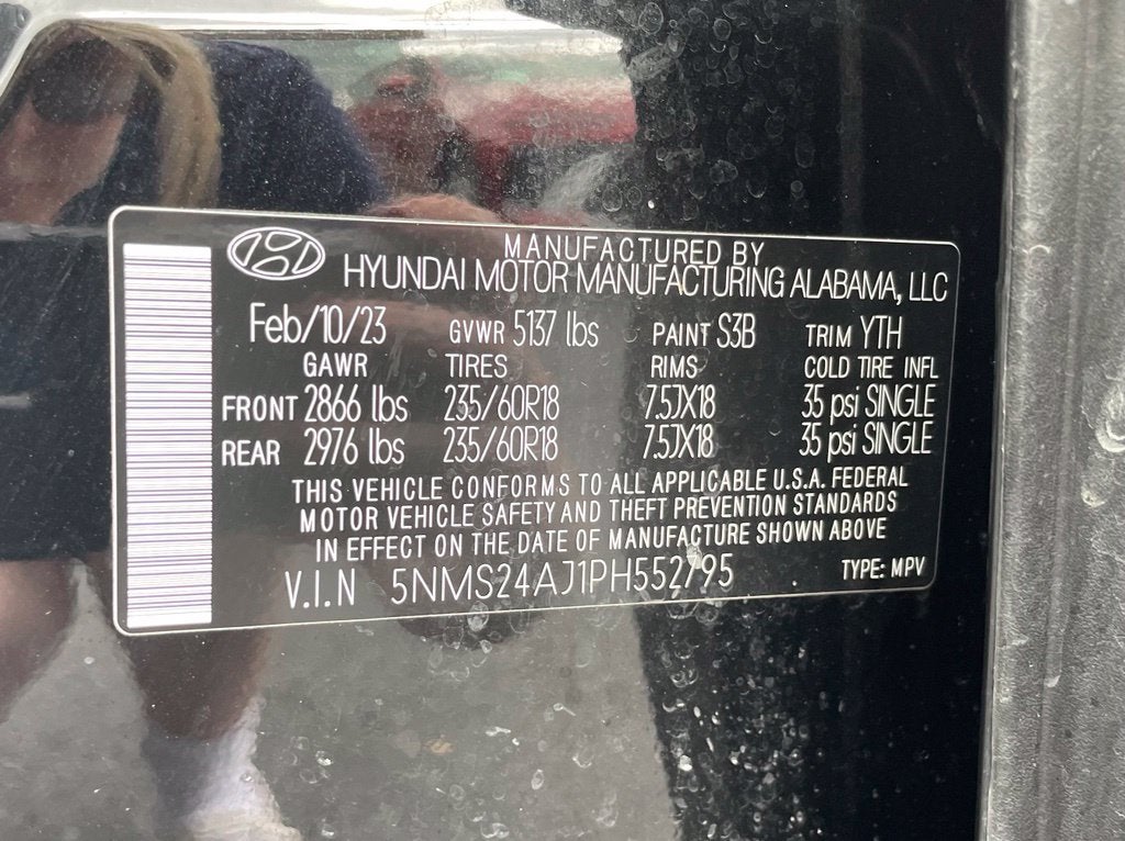 2023 Hyundai SANTA FE SEL Clean Carfax, One Owner, Third Row Seat