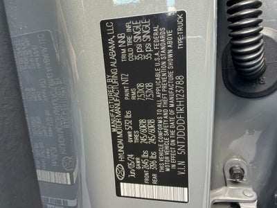 2024 Hyundai SANTA CRUZ XRT CLEAN CARFAX 1-OWNER