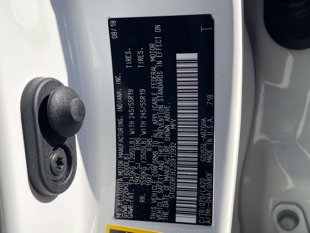 2018 Toyota Highlander Limited Platinum Leather, One Owner, Moonroof, Third Row