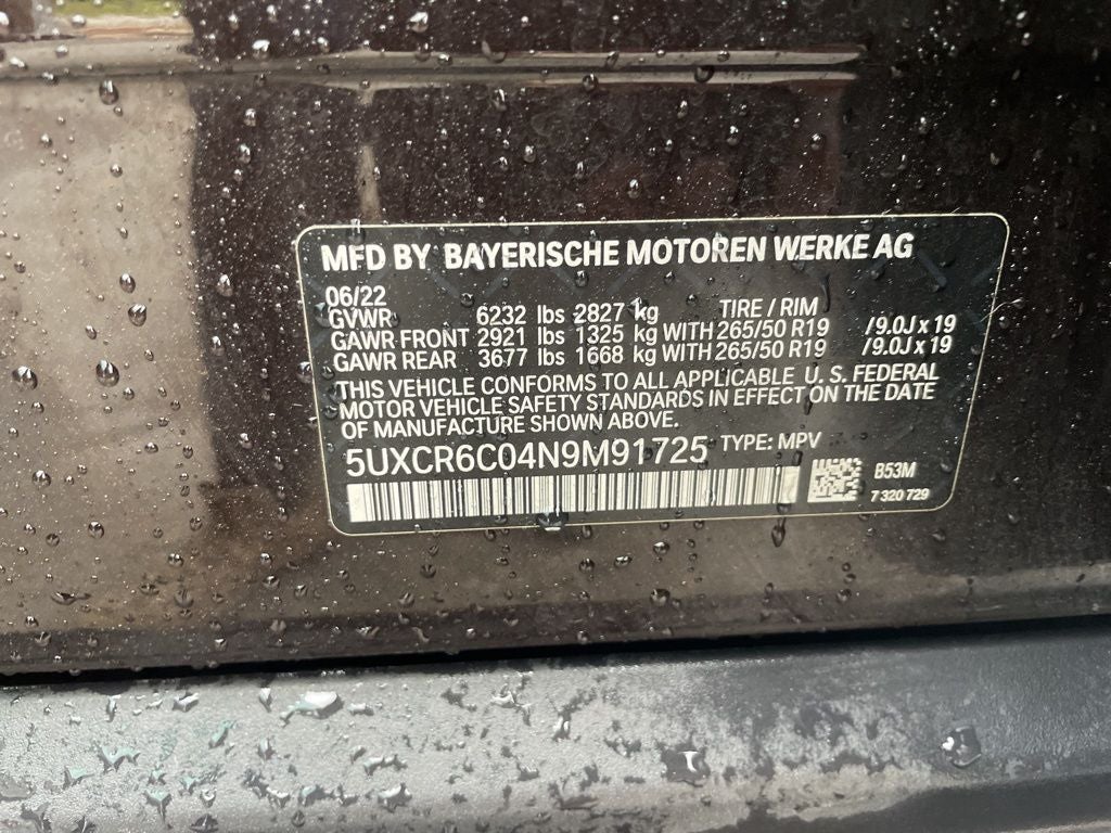 2022 BMW X5 xDrive40i