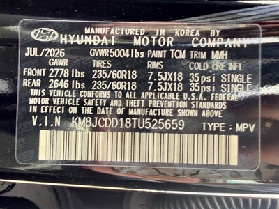 2026 Hyundai TUCSON HYBRID SEL Convenience