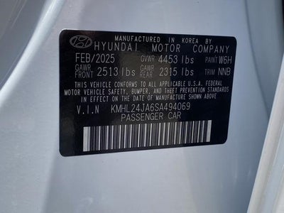 2025 Hyundai SONATA SE