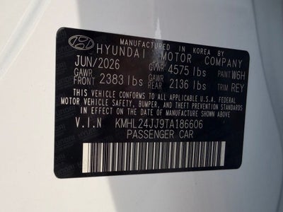 2026 Hyundai SONATA HYBRID Blue