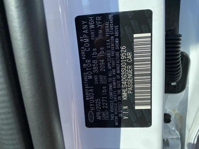 2025 Hyundai ELANTRA SEL Convenience