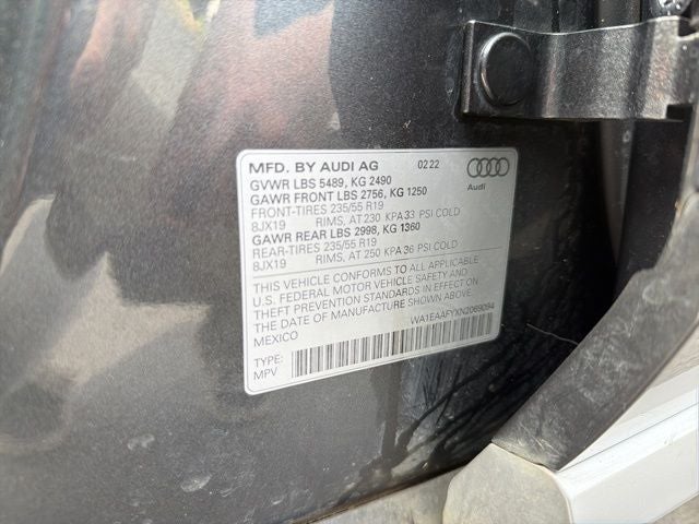 2022 Audi Q5 45 S line Premium quattro