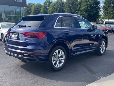 2024 Audi Q3 Premium Plus, One Owner, Navi, Leather, Moonroof S Line quattro