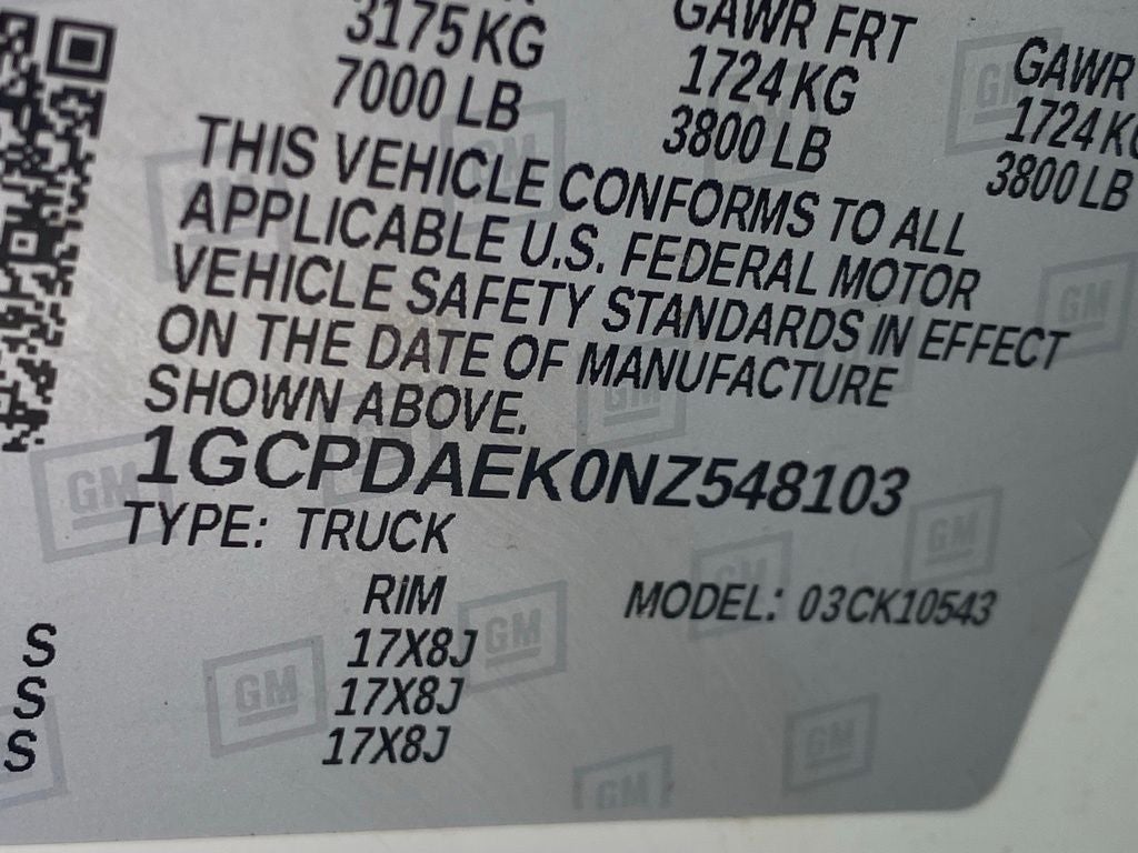 2022 Chevrolet Silverado 1500 WT