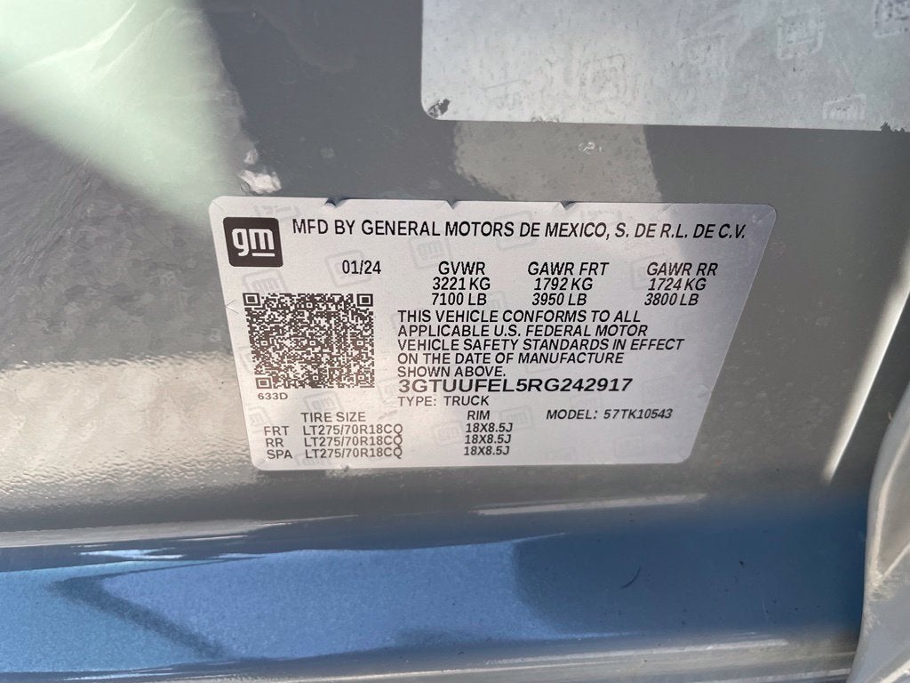 2024 GMC Sierra 1500 AT4X