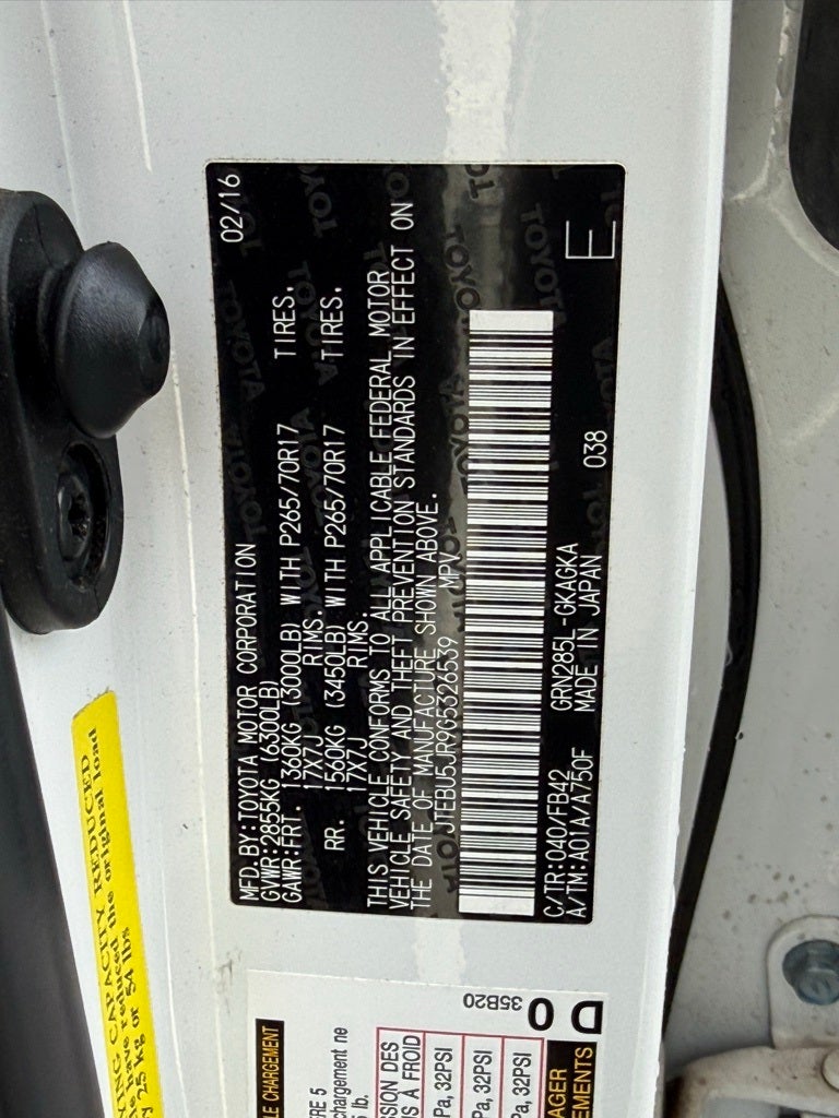 2016 Toyota 4Runner SR5