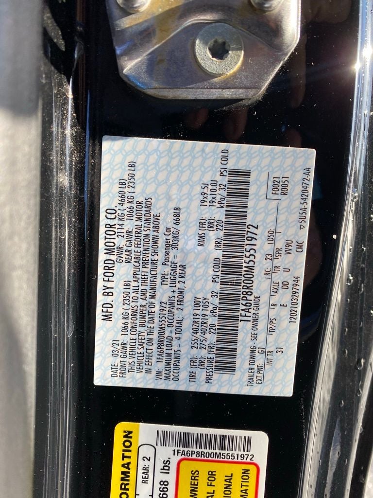 2021 Ford Mustang Mach 1