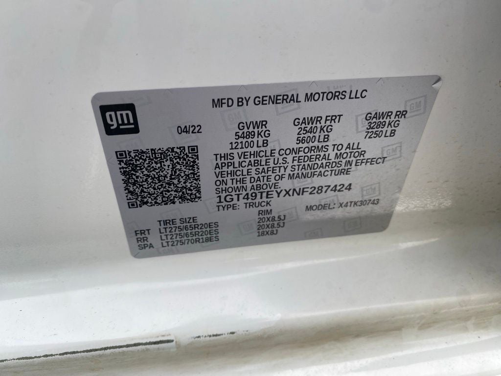 2022 GMC Sierra 3500HD SLE