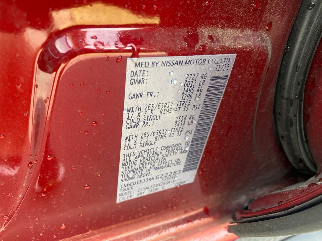 2024 Nissan Frontier SL