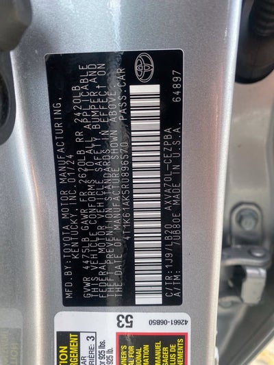 2024 Toyota Camry XSE