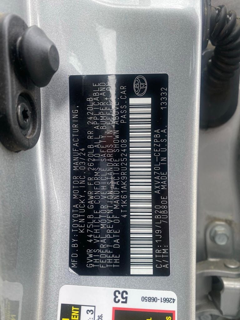 2024 Toyota Camry XSE