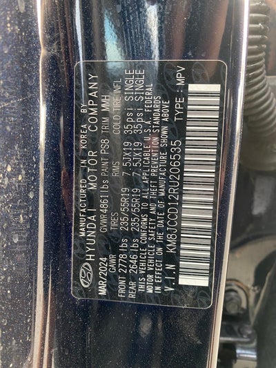 2024 Hyundai TUCSON HYBRID SEL Convenience