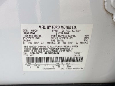 2020 Ford Explorer Limited