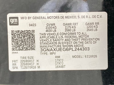 2023 Chevrolet Equinox LT ALL WHEEL DRIVE! CLEAN 1-OWNER CARFAX