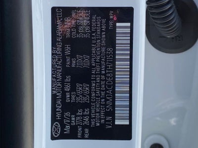 2026 Hyundai TUCSON SE AWD