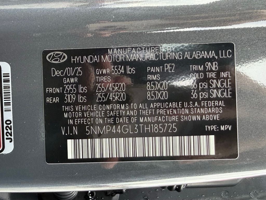 2026 Hyundai SANTA FE Limited FWD