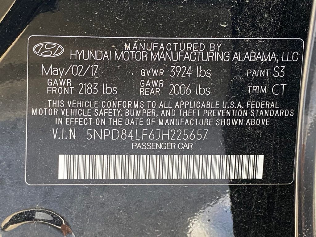 2018 Hyundai ELANTRA Value Edition