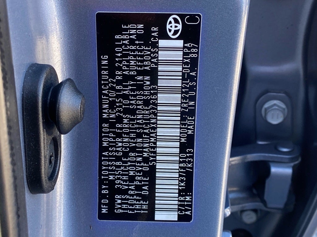 2022 Toyota Corolla LE