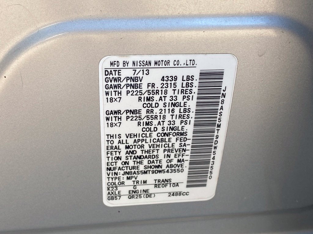 2013 Nissan Rogue SL