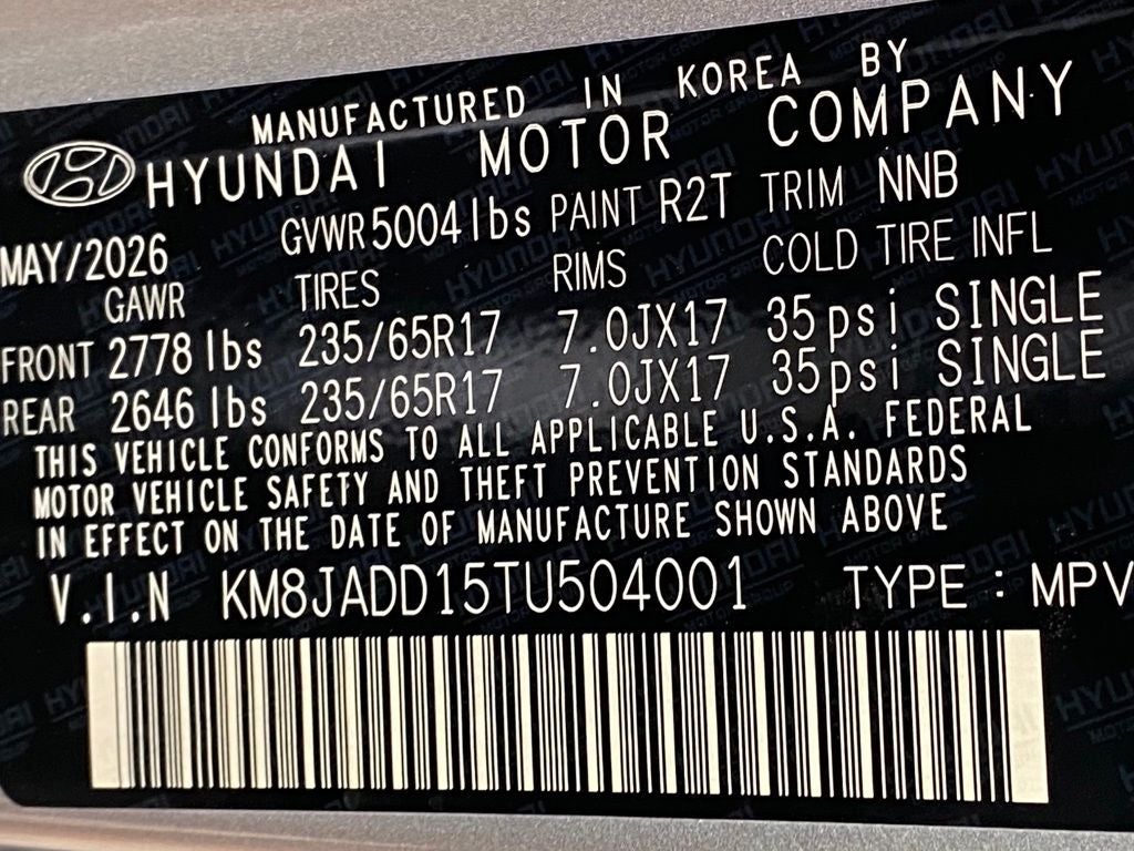 2026 Hyundai TUCSON HYBRID Blue