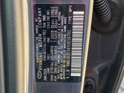 2026 Hyundai TUCSON HYBRID SEL FWD